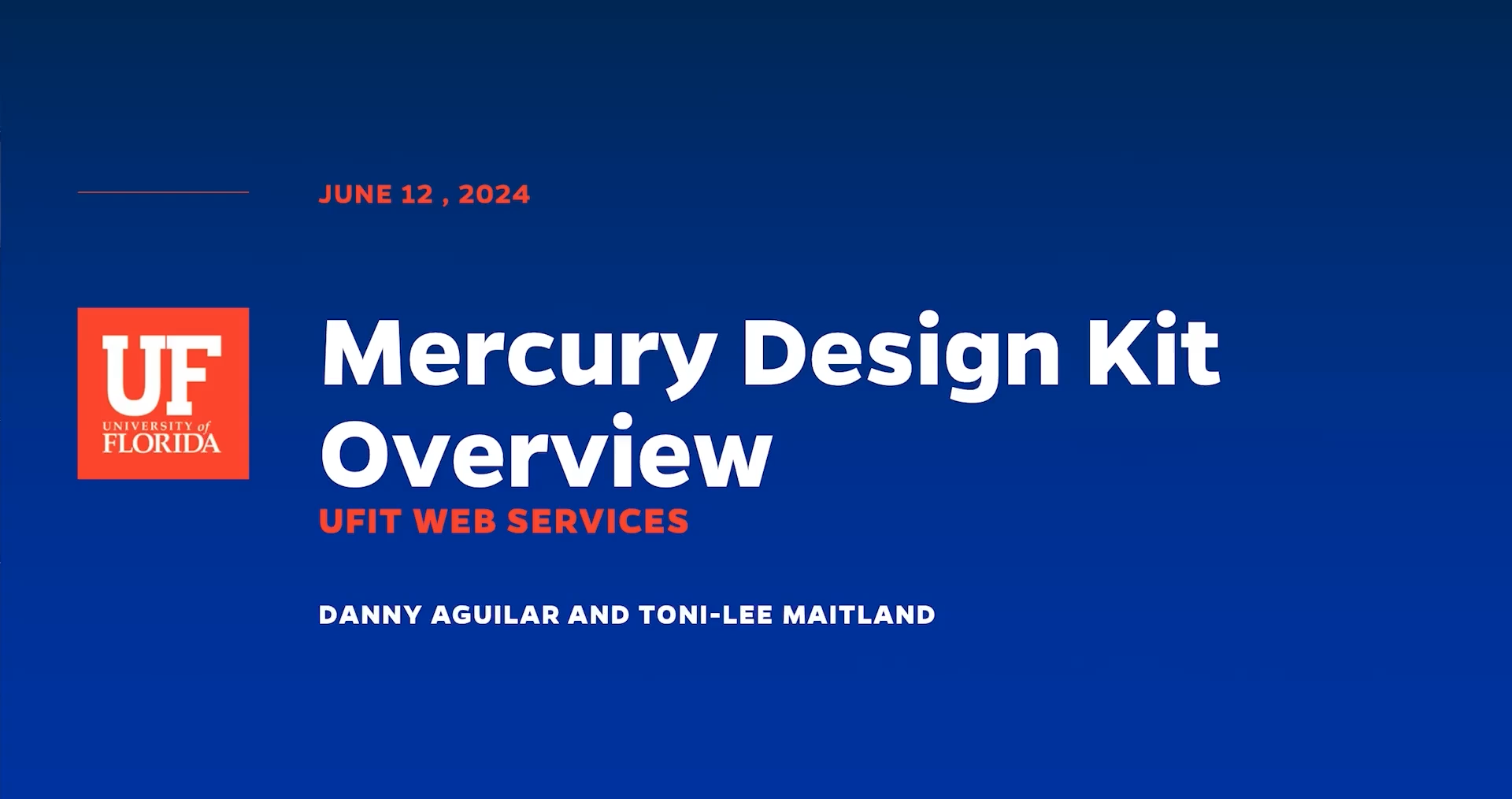 Play Video about Mercury Design Kit Overview.