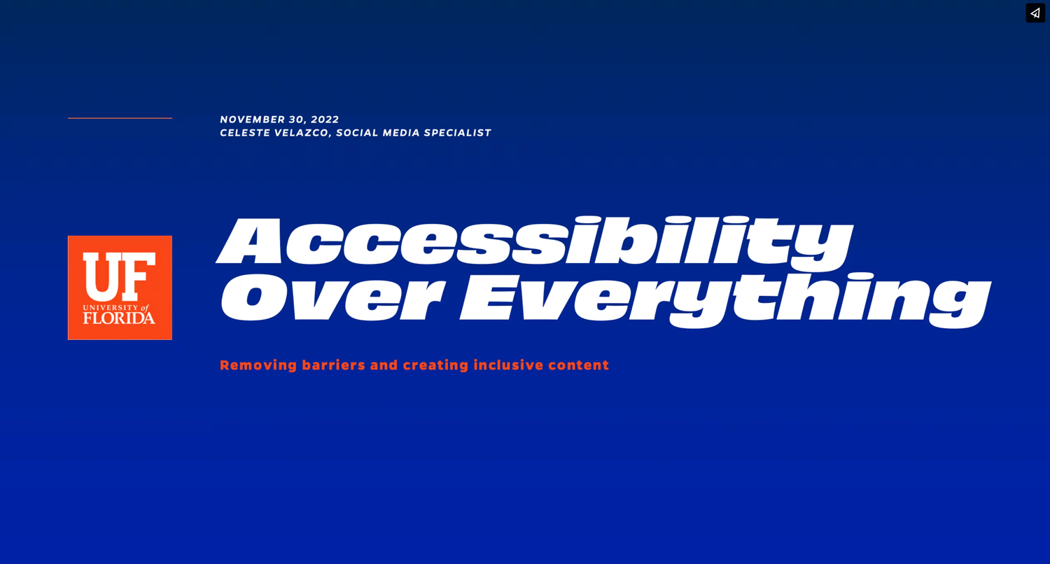 Play Video about Accessibility over Everything.