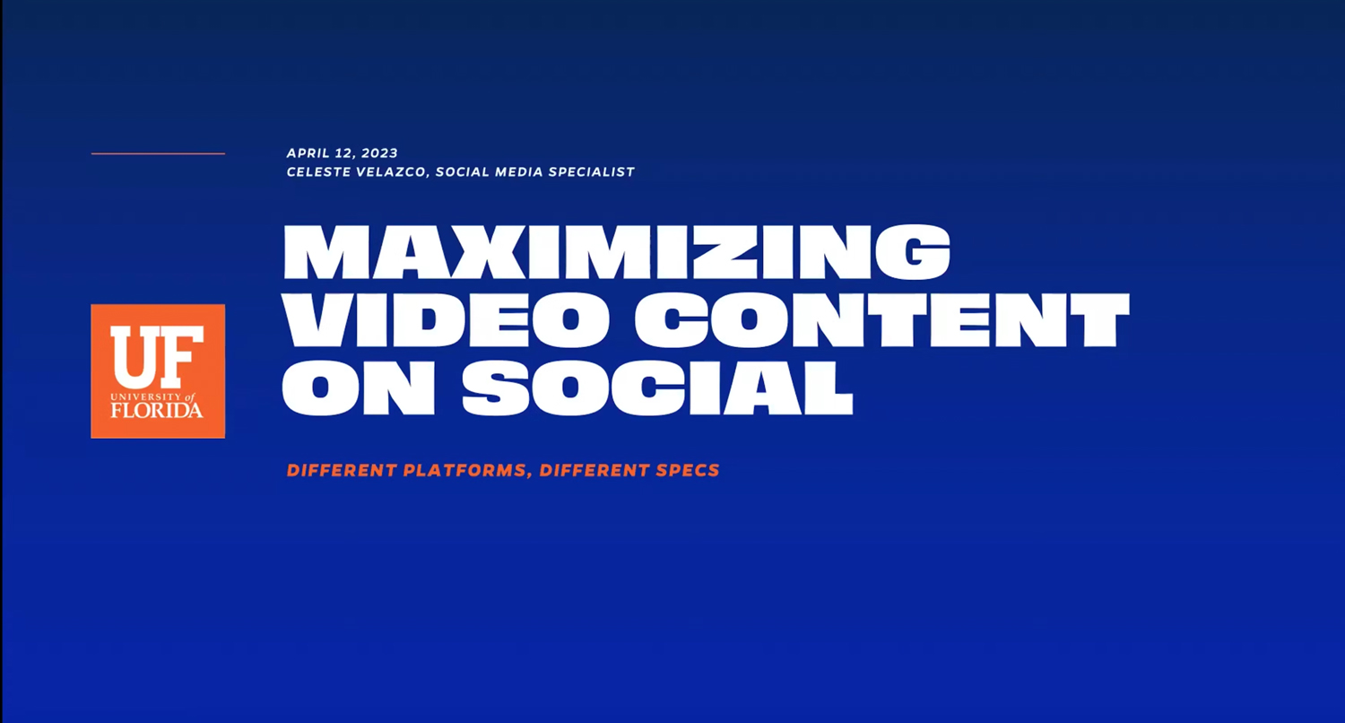 Play Video about Maximize Video Content on Social.